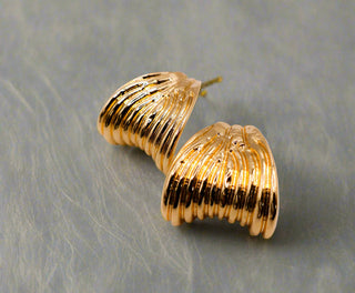 Golden Halo Earrings – Luxury Gold Statement Earrings