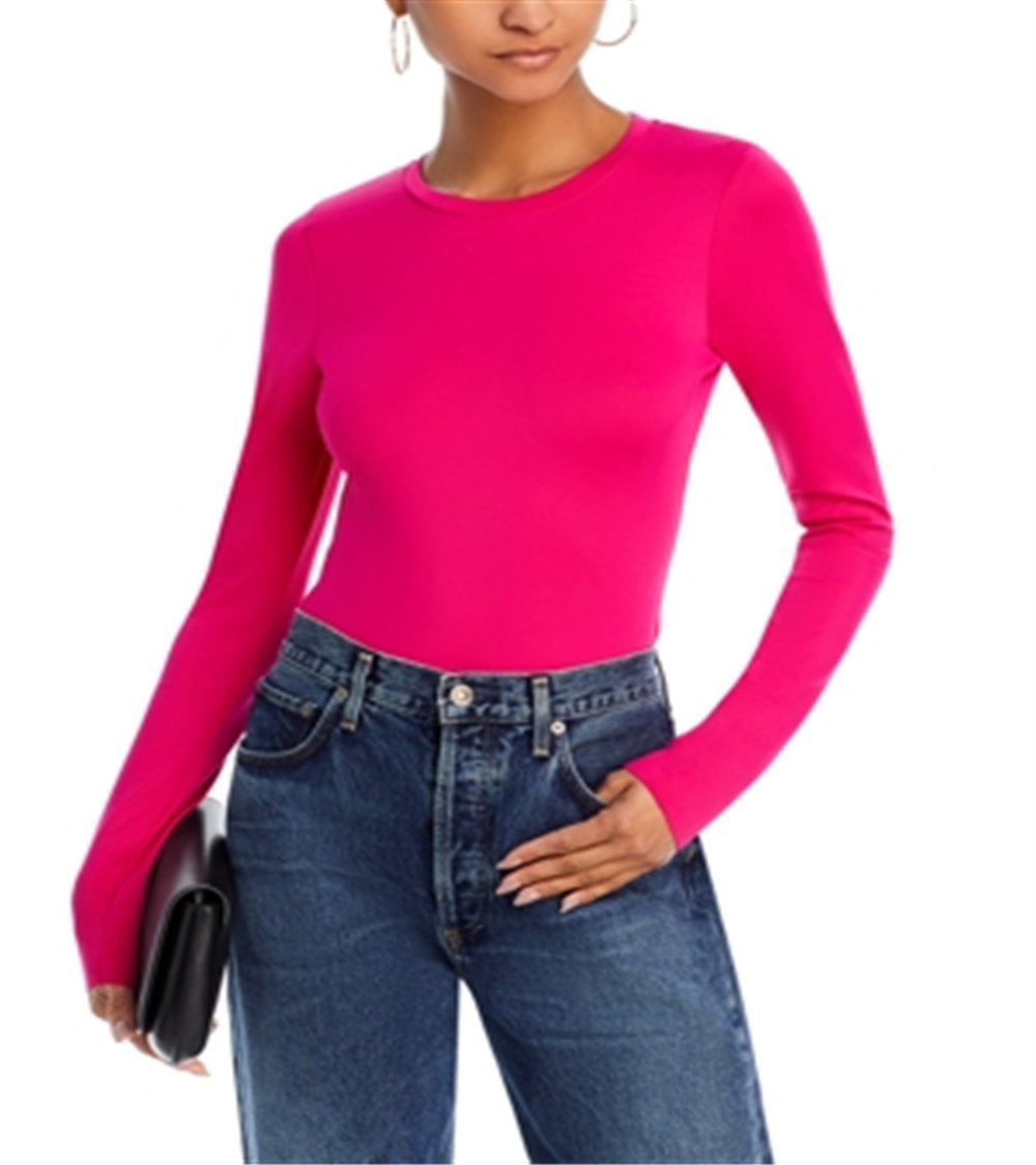 Body Good American Scuba Crewneck Rosa Tamanho XS