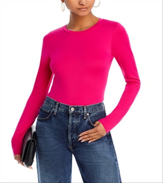Body Good American Scuba Crewneck Rosa Tamanho XS