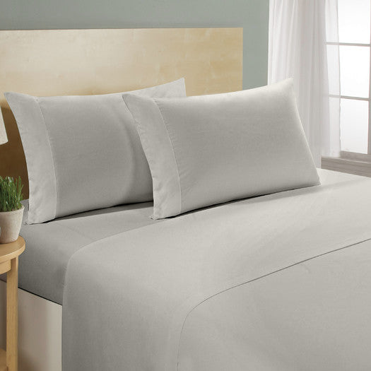 Conjunto de 4 peças: Lençóis luxuosos de bolso profundo 100% algodão egípcio de 1000 fios