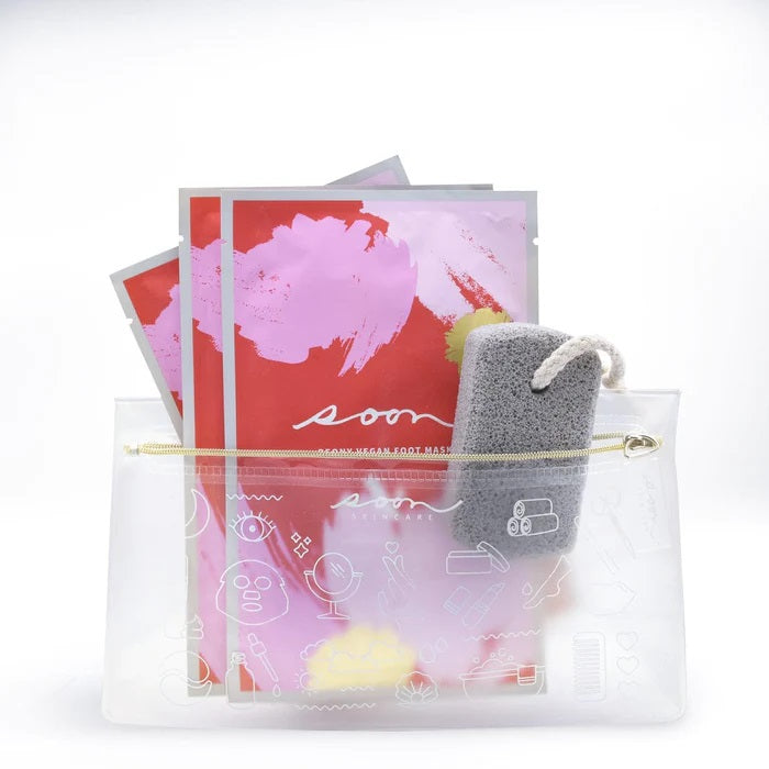 Conjunto de presente de pedra-pomes para mulheres Soon Skincare (Melhor pacote para os pés)