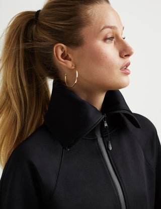 Funnel-Neck Track Jacket