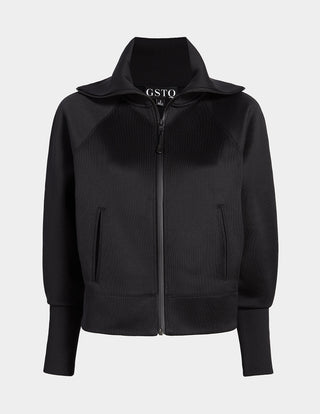 Funnel-Neck Track Jacket