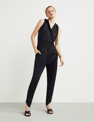 Hoodie-Racerback Jumpsuit