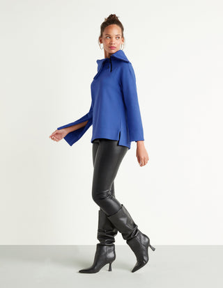 Funnel-Neck Zip Top