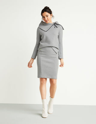 Funnel-Neck Zip Top