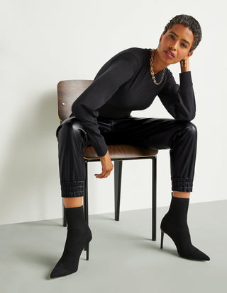 Leather Jogger Pant