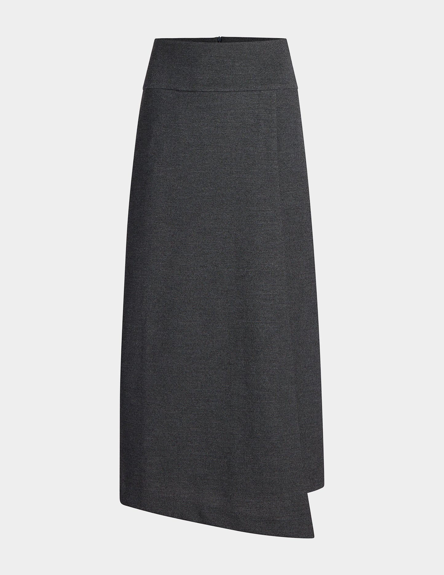 Saia envolvente com cintura marcada