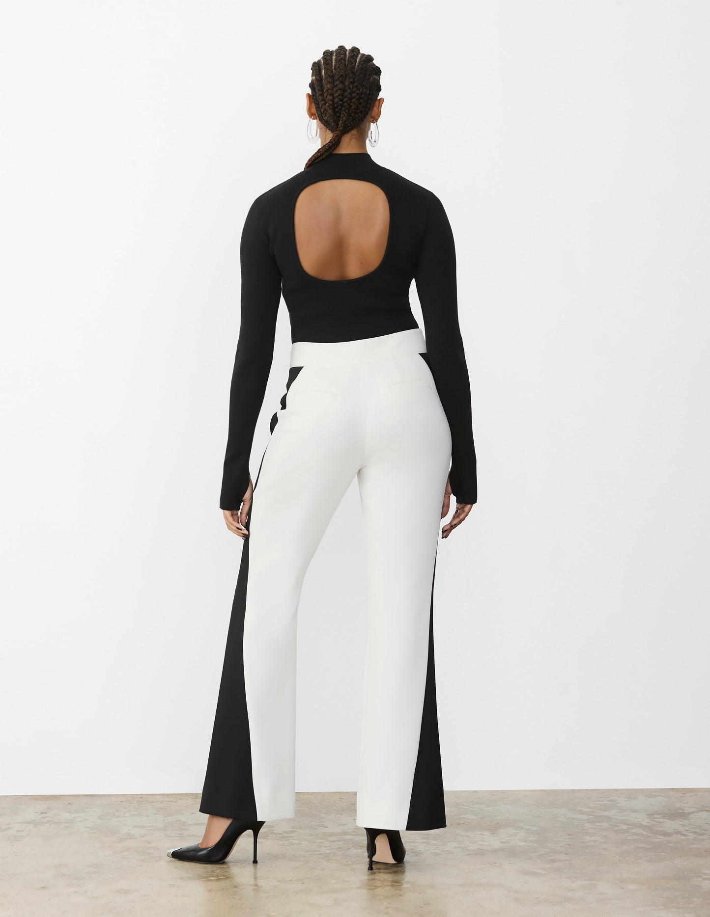 Black & Ivory Colorblock