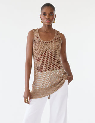 Open Knit Top