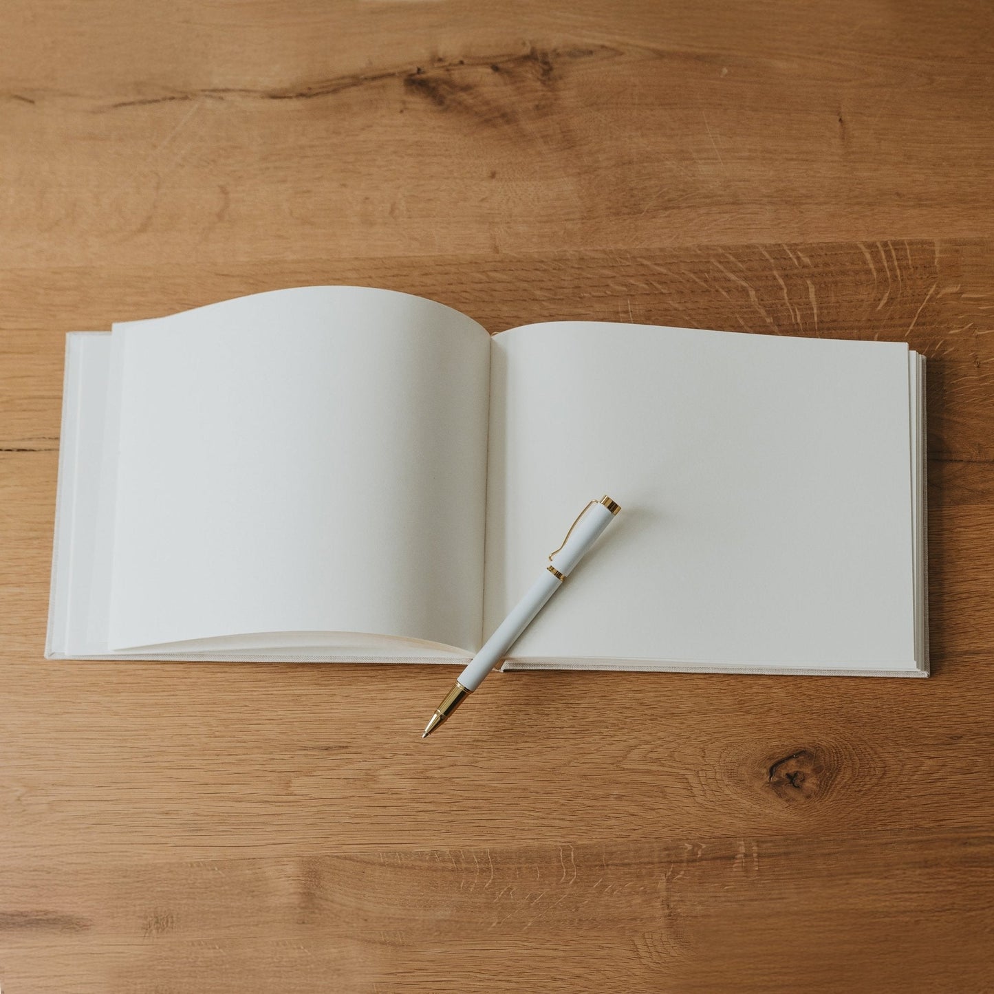 Tan Wedding Guestbook