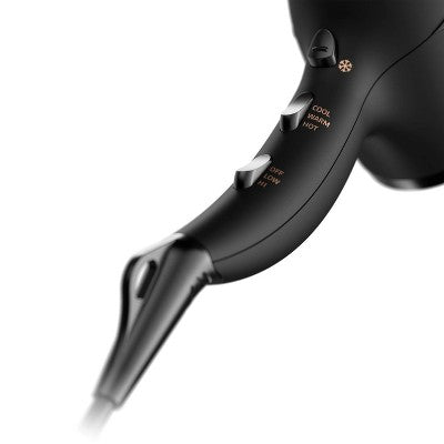 Andis Pro Dry Soft Grip Tourmaline Ionic Ceramic 1875W Hair Dryer - Black