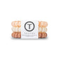 TELETIES For the Love of Nudes Large Hair Ties 3pc - Imperfect Box