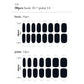Ohora Gel Nail Basic Line Onyx 30ct - New