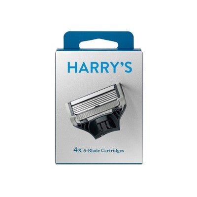 Harry's 5-Blade Men's Razor Blade Refills 4pk Compatible with All Harry's and Flamingo Razors - New