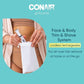 Conair Girlbomb Wet and Dry Cordless Rechargeable Face Shaver with Nose, Ear, Eyebrow and Bikini Trimmer Attachments Set 6pc - Imperfect Box