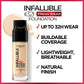 L'Oreal Paris Infallible 32HR Fresh Wear Foundation SPF 25 440 Natural Rose 1 fl oz - New