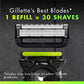 Gillette Razor Blade Refills Compatible with Exfoliating Bar and Heated Razor 4ct - Missing Box