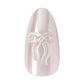 KISS Nails GLAM Jeweled Press-On Fake Nails Medium Almond Ripple 35ct - New