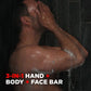 Dove Men+Care 3-in-1 Deep Clean Hand & Body + Face + Exfoliation Bar Soap 3.75oz/8pk - New