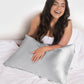 Kitsch Queen Size Satin Standard Pillowcase Thread Count Silver - Imperfect Box