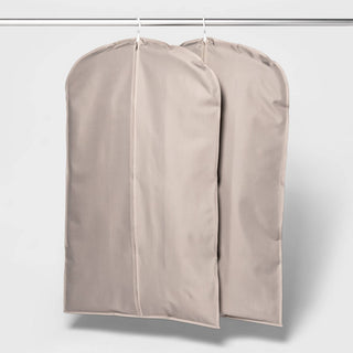 2pk cinza terno protetor roupas sacos essenciais quarto