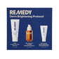 Remedy Skin Brightening 3-Piece Skincare Kit Gentle Cleanser Vitamin C Serum 2.7oz - Imperfect Box