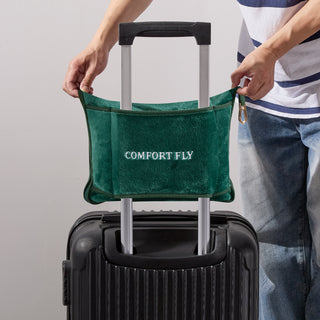 Comfort Fly Travel Blanket & Pillow – 2-in-1 Micro Plush Airplane Blanket with Carry Case (40" x 70")