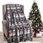 Christmas Blanket Cozy Festive Holiday Throw Blanket 50" x 60"
