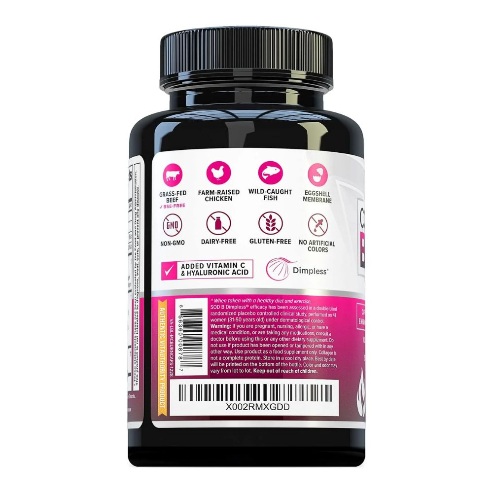 Vitauthority Multi Collagen Burn Capsules w/ Peptides Choice of Supply