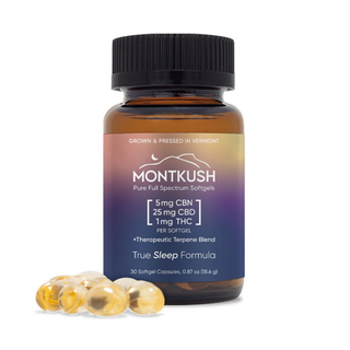 Montkush True Sleep Softgel Capsules Choice of Supply