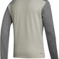 Camisa de manga comprida Adidas Team Issue masculina cinza tamanho GG
