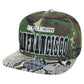 San Francisco Light Faux Snake Skin Camo Camouflage Snapback Flat Bill Hat Cap