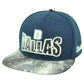 Dallas Texas TX Galactic Sublimated Galaxy Flat Bill Snapback Navy Blue Hat Cap