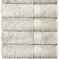 Set of 6 Hotel & Spa 100% Cotton Bath Towels 27x52 inch
