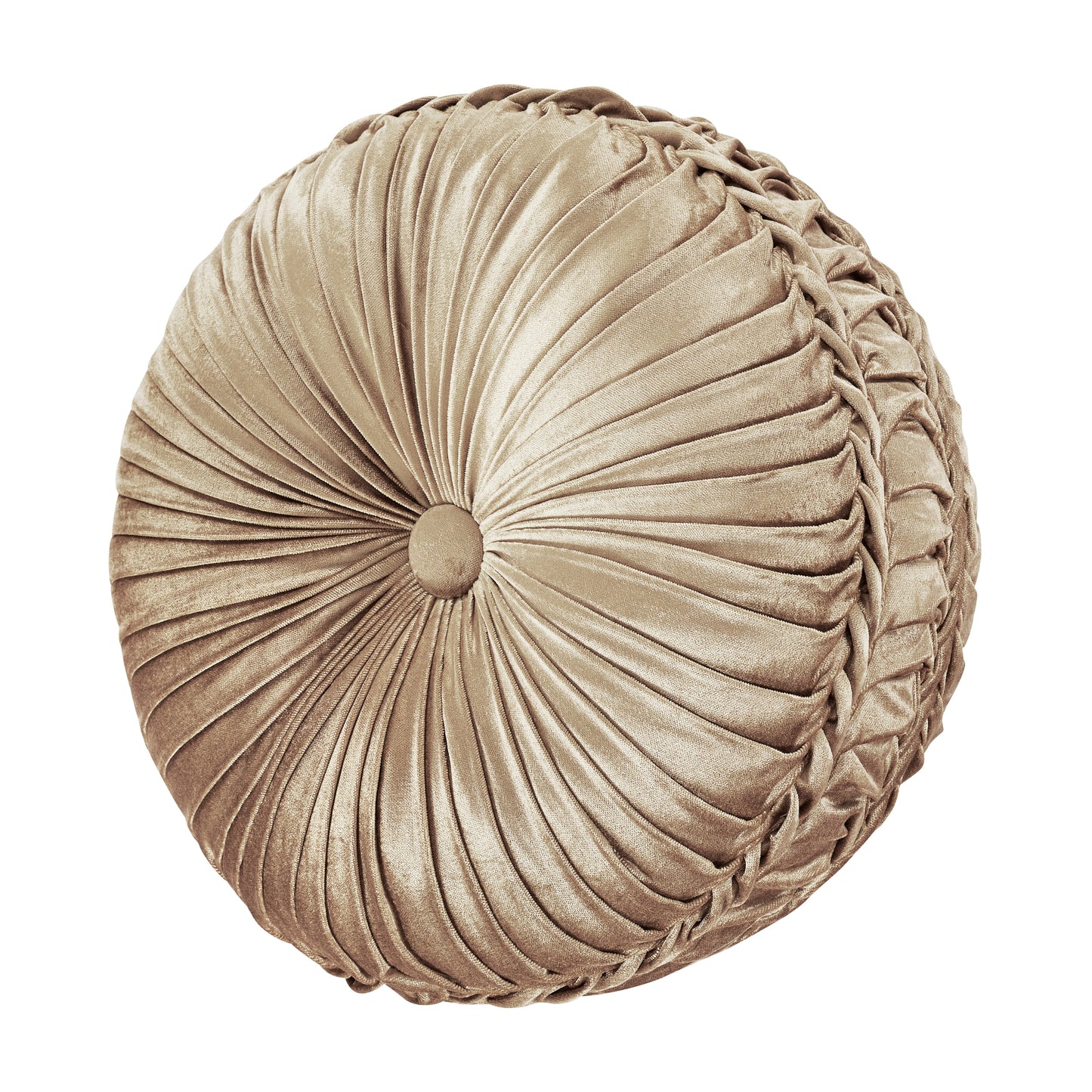 J Queen New York Sandstone Tufted Round Decorative Throw Pillow