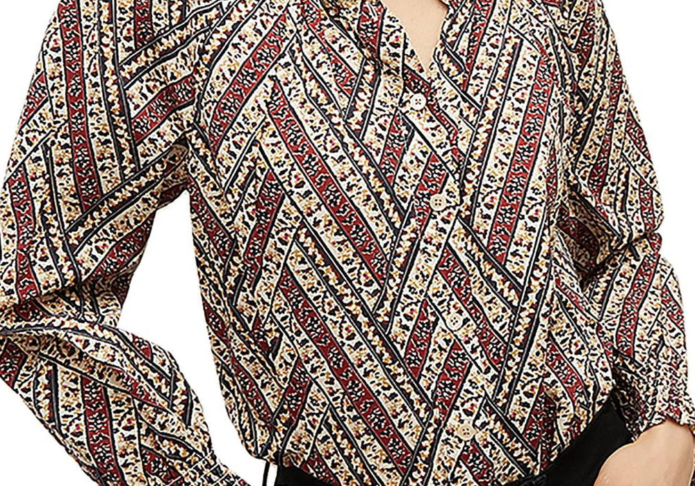 Veronica Beard Calisto Blusa de gola alta com babados, branca