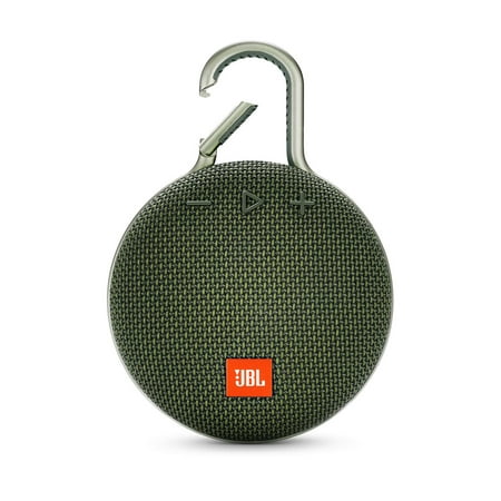 Caixa de som portátil Bluetooth JBL Clip 3 com mosquetão - Verde