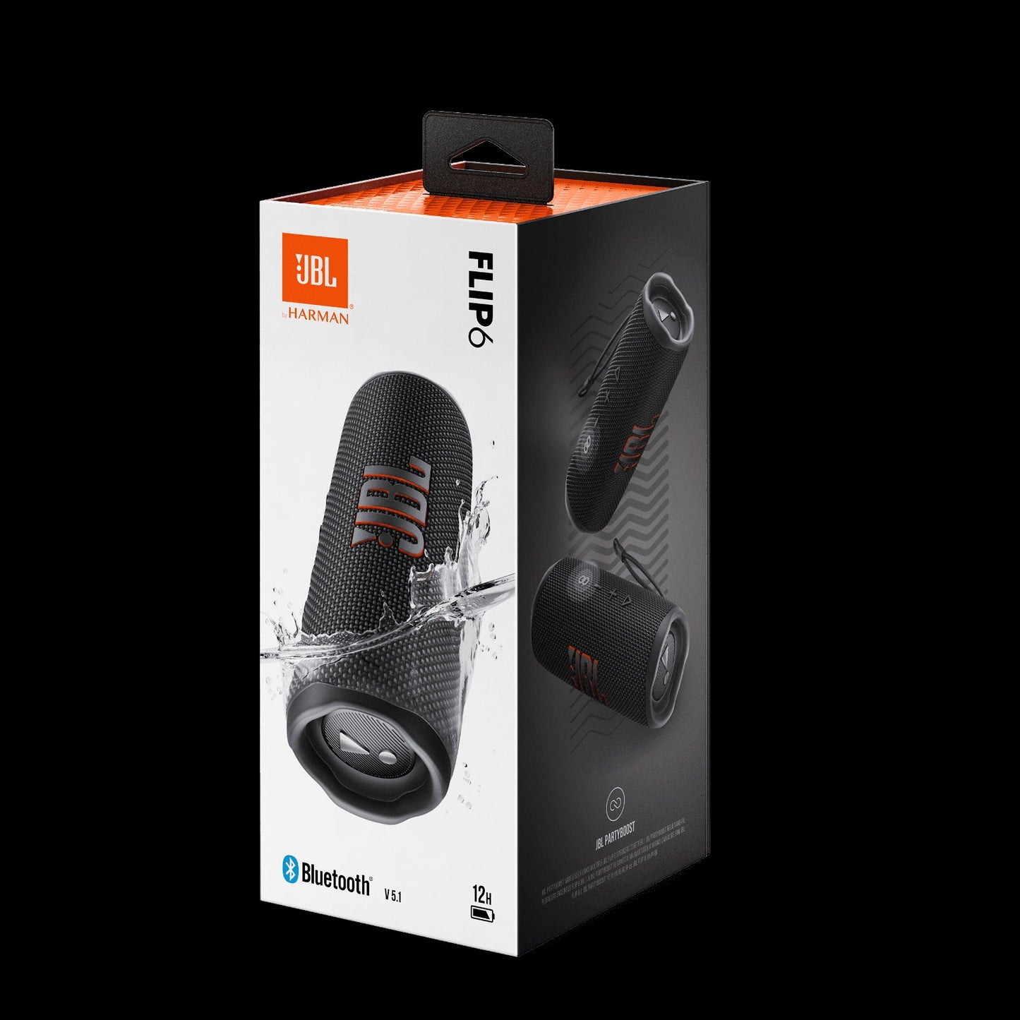 Caixa de som portátil Bluetooth à prova d'água JBL Flip 6, verde