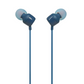 JBL - Fones de ouvido intra-auriculares com fio TUNE 110 - Azul