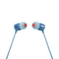 JBL - Fones de ouvido intra-auriculares com fio TUNE 110 - Azul