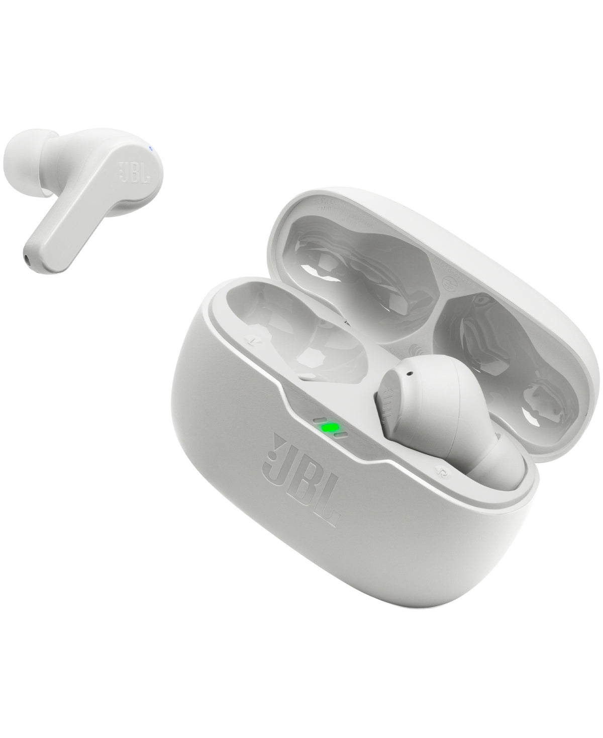 JBL - Fones de ouvido sem fio Vibe Beam True - Branco