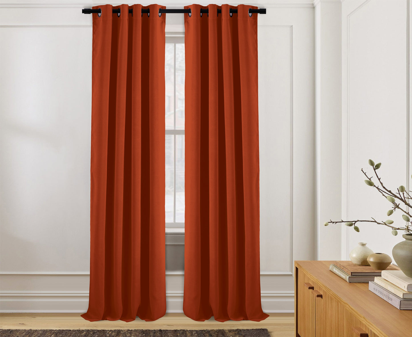 Pacote com 2 painéis blackout térmicos sólidos de 55'' x 84'' (19 cores) 