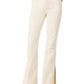 Calça jeans Joe's Jeans The Frankie Mid Rise Corduroy Bootcut em Double Cream Bege