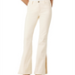 Calça jeans Joe's Jeans The Frankie Mid Rise Corduroy Bootcut em Double Cream Bege