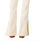 Calça jeans Joe's Jeans The Frankie Mid Rise Corduroy Bootcut em Double Cream Bege