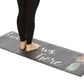 Tapete de cozinha acolchoado antifadiga grande de 20" x 55" (Love Grows Here) 