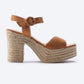 Jana Suede Espadrille Sandal Heels