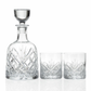 Marquis by Waterford Patterson Set of 2 (8 oz) Double Old Fashioned Glasses & 24 oz Decanter