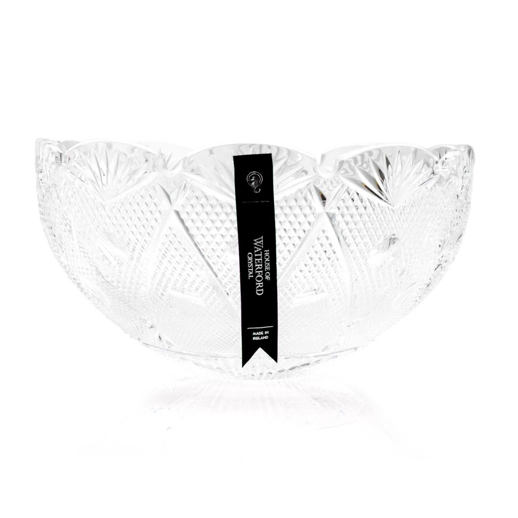 House of Waterford Cobh at Cork 12" Handmade Crystal Centerbowl (Box damage) but the item is New not damage